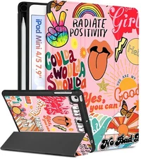 iPad Mini 7 Case iPad Mini 6th/7th Generation Case Design Unique Pencil Holder