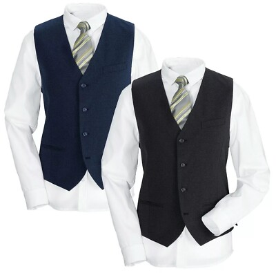 Herren Wollmischung Weste Knopfleiste Weste Hochzeit Formell Arbeit Vintage Arbeit Tweed