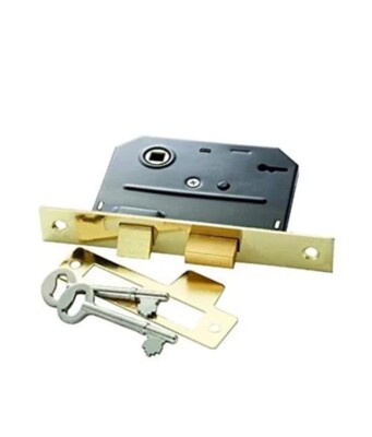 First Watch Security Belwith Products 1155 Bit Key  Mostise Lock Polished Brass