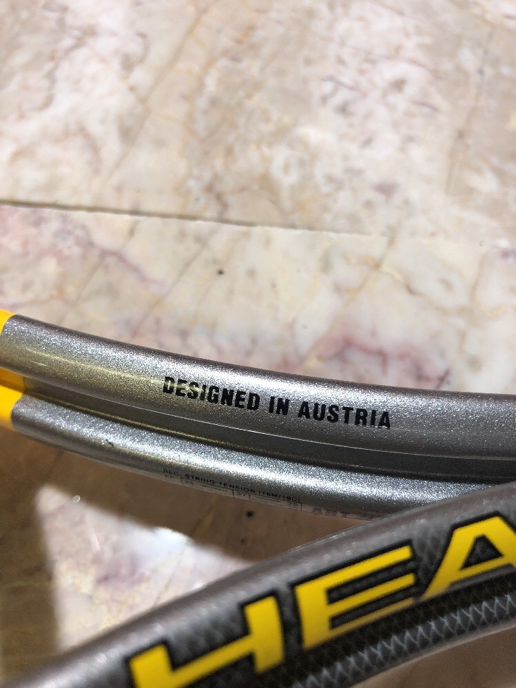 Head Magnesium Tennis Racket 16M/19C ART (232311) Yellow