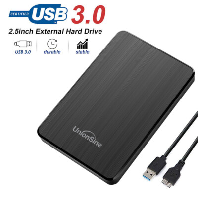 Disque dur externe 1 To (2 x 500 Go) - Disque dur portable USB 0 - Pour Windows et Mac