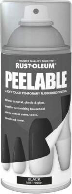 Rust-Oleum Peel Coat Sprühfarbe abziehbar gummiert matt Beschichtung Aerosol 150ml