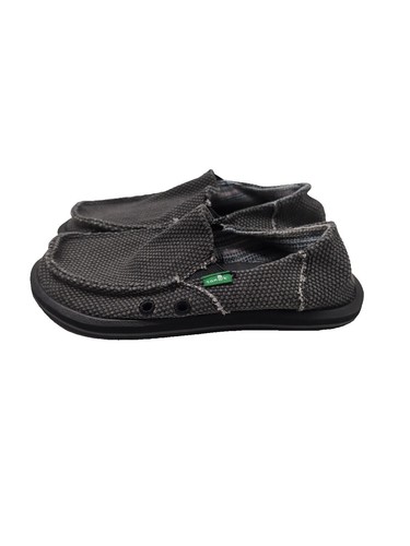 New! Size: 14 Men | Sanuk Sideline 2 Hemp | Black | 1119340 MEN main image 2