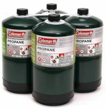 4 Pack || Coleman Propane Cylinder 16 oz