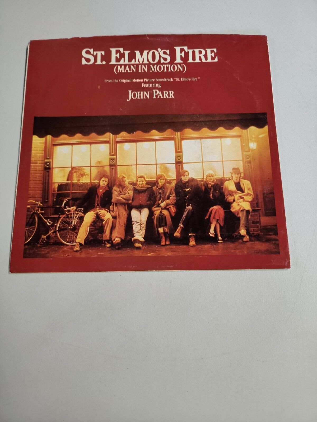 John Parr - Saint Elmo's Fire - RECORD SLEEVE ONLY (45RPM 7”) (SLV32)