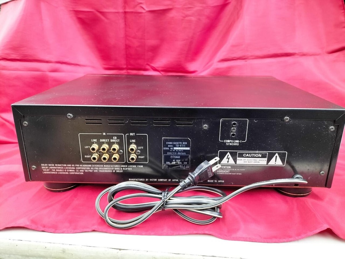 Victor JVC TD-V711 Stereo Casette Deck from japan Working Victor JVC TD-V711 Stereo Casette Deck from japan Working