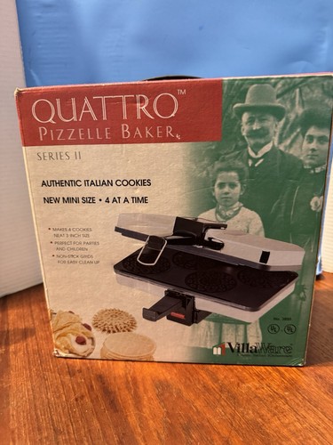 VillaWare Series 2 Pizzelle Baker Non-Stick Model # 3850