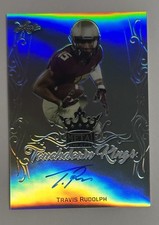 2017 Leaf Metal Draft Touchdown Kings Travis Rudolph Auto 