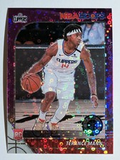 2019-20 Hoops Premium Stock Prizms Purple Disco #245 Terance Mann