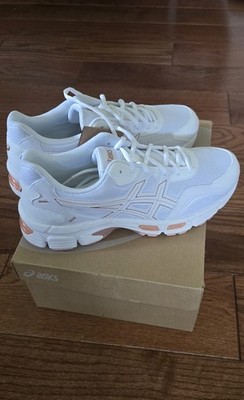 ASICS GEL-JOG MC Women s Breathable Mesh Lace-Up Running Sneakers White/Pink