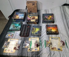 Descent Journeys In The Dark Second Edition & Expansions COMPLETE Lair Mists LOT