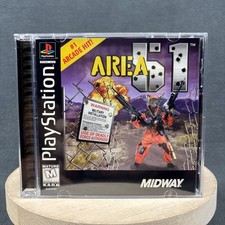 PlayStation 1 - Area 51 - Complete w/ Reg Card - Refurbished, Excellent