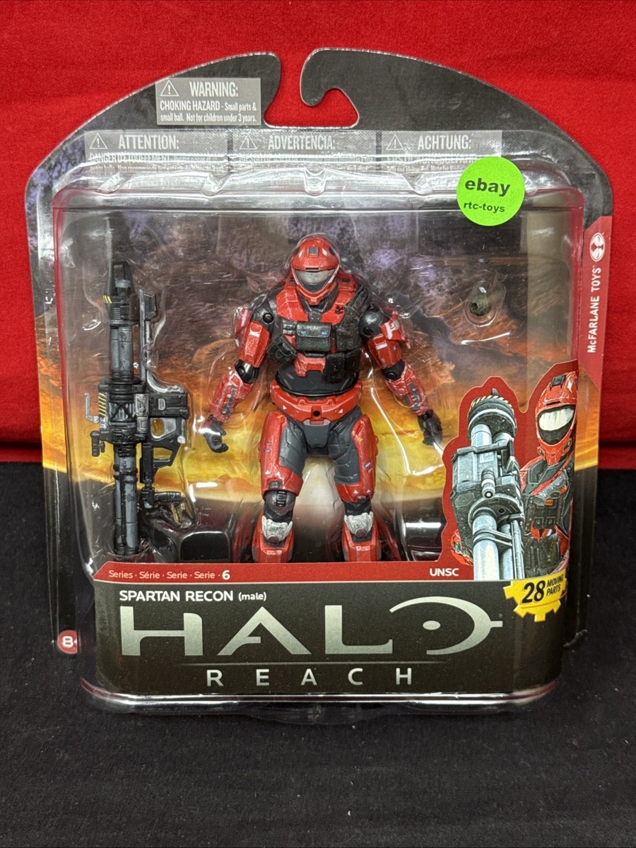 McFarlane Halo Reach Spartan Recon RED Series 6 Target Exclusive