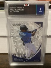 Julio Rodriguez Mariners 2022 Panini Chronicles Clear Vision #9 TGA 9 