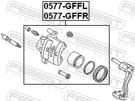 Fits FEBEST 0577-GFFR HAM CLAMP. FRONT RIGHT MAZDA FAMILIA BJ 1998-20 ⭐UK Stock⭐