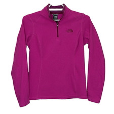 The North Face 1/4 Zip Pullover Fleece Sweatshirt Womens Size Small Long Sleeve