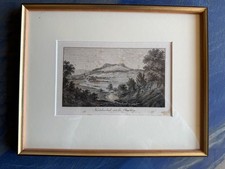 Kupferstich „Kirchehrenbach mit der Ehrenbürg“ L. Neureuther / G. Adam 1820