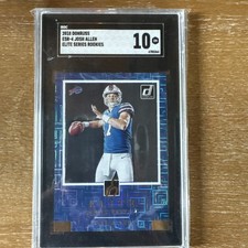 2018 Panini Donruss Elite Series Rookies Josh Allen #ESR-4 (RC) SGC GEM MT 10