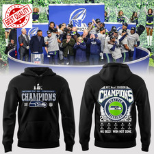  Hot Sale 2026 Seattle Seahawks Champions Edition Fan Hoodie