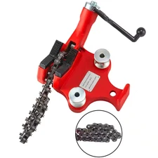 1/8 In. to 5 In. Pipe Capacity Top Screw Bench Chain Vises Heavy-Duty Pipe Th...