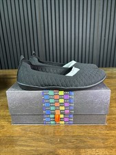 Bernie Mev Catwalk Black Slip Ons Women  s Size 4