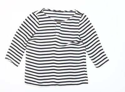 Basic-Bluse Damen UK Größe S Zara Basic Mehrfarbig