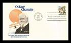 DR JIM STAMPS US COVER OCTAVE CHANUTE AVIATION PIONEER AIR MAIL FIRST DAY ISSUE