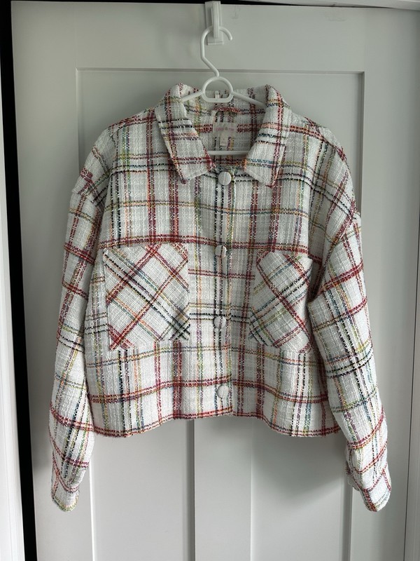 Women’s Riley & Rae Blazer Plaid Jacket L
