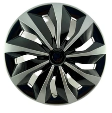 2 Hubcap Wheel Covers Replacement Size R15 Hub Caps Universal-Fit Steel Wheel