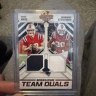 2025 Rookies & Stars Team Duals Drake Maye Rhamondre Stevenson Patriots Patch