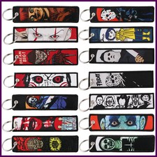 Halloween Horror Movie Theme Keychain for Motorcycles Key Rings Key Fobs Holder