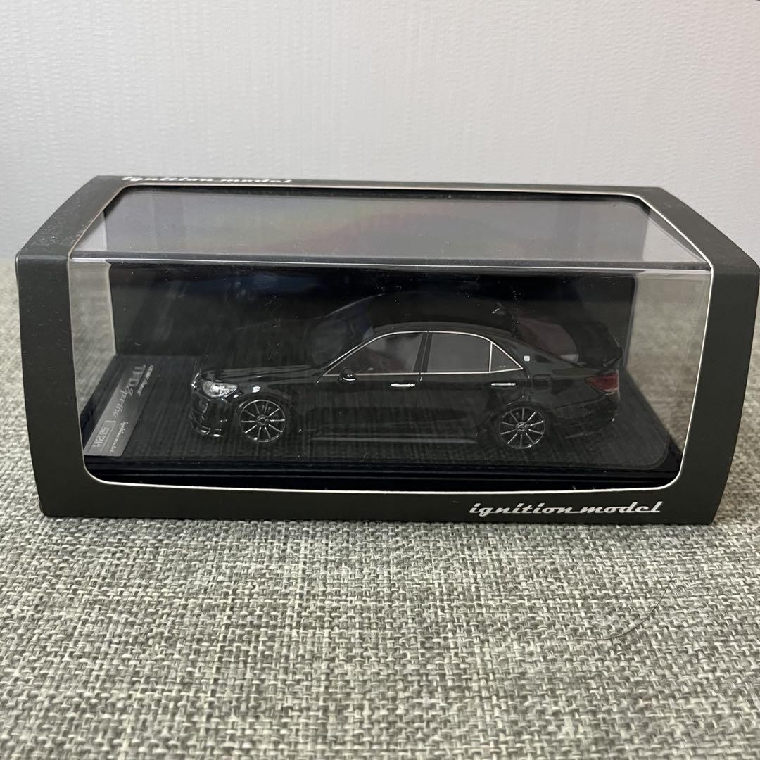 Ignitionmodel Toyota Crown Athlete Grs214 Black Diecast Model Car