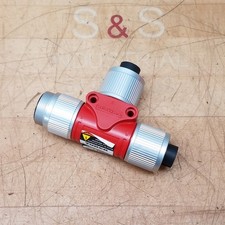 Turck GSDA/2GKDA 30/S1055 U2-19357 Tee Connector, 600V, 30A, Dual 3 Pin - USED