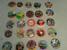 Lot of 25 Vintage POWER RANGERS USA Power Caps - used in good condition