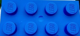 LEGO Storage Brick 8 Stud Large Blue Toy Box Bin Stackable Room Copenhagen 2012
