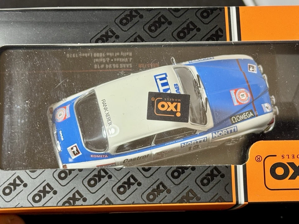 SAAB 96 V4 #5 RALLY 1000 LAKES 1976 S.LAMPINEN-J.MARKKANEN IXO RAC378A 1:43 - Immagine 4 di 4