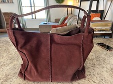 The Sak Los Feliz Large Tote- Mahogany Suede