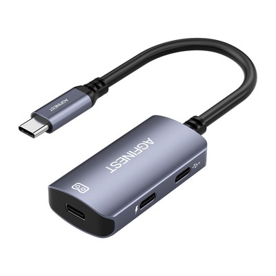 USB C to AR Glasses with Charging Adapter Enables Multi-Screen Enhanced 3D 4K...
