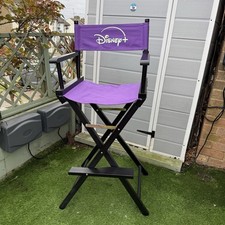 Sedia direttrice truccatore alta professionale pieghevole portatile viola Disney