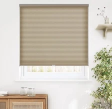 LazBlinds Cordless Cellular Shades 31"x64" Light Filtering Honeycomb Taupe