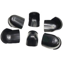 Black Rubber Pool Table Pocket Liners Set Fits Most For Residential Tables