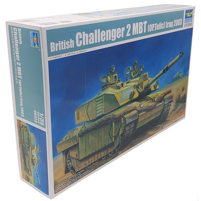 Trumpeter British Challenger 2 MBT (OP.Telic) Irak 2003 Modellbausatz Maßstab: 1:35