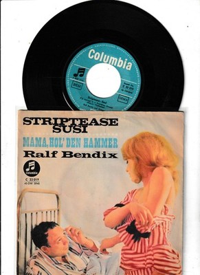 Ralf Bendix - Striptease Susi 7in (VG/VG) .