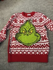 Kids Grinch ugly  Sweater .  Size Medium  8. Chest 31 Length 21. Christmas
