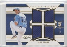 2024 Panini National Treasures Game Gear Swatches Quad /99 Jake Bloss 1d0h