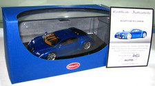 1/43 SCALE AUTOART BUGATTI CHIRON EB 18.3 BLUE DIECAST CAR MODEL 50911