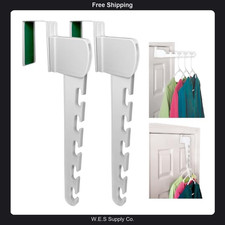 Wonder Hanger 2-Pack Over-the-Door Cascading Hanger Hooks White