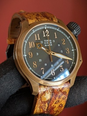Terra Cielo Mare Tazzoli Oceanico ''the Original'' Bronze Inclinometer L.E. Automa