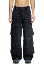 Diesel d touch baggy cargo jeans men s black