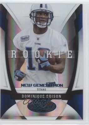 2009 Donruss Certified New Generation Mirror Blue Dominique Edison Rookie RC 0j0